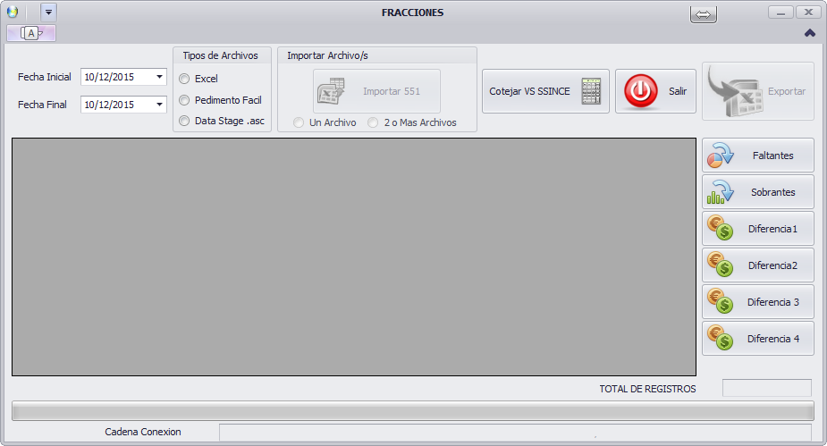 DatastageFraccion